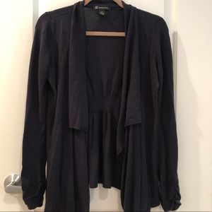 Navy Flyaway Cardigan